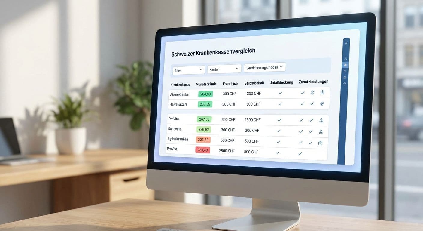 Krankenkasse wechseln – Prämienvergleich und Franchise-Optimierung